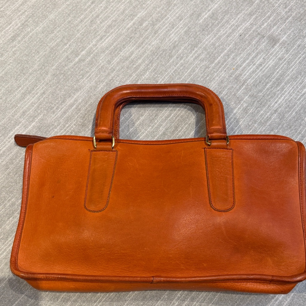 Collectible Rare Vintage 1974 Coach Handle Clutch